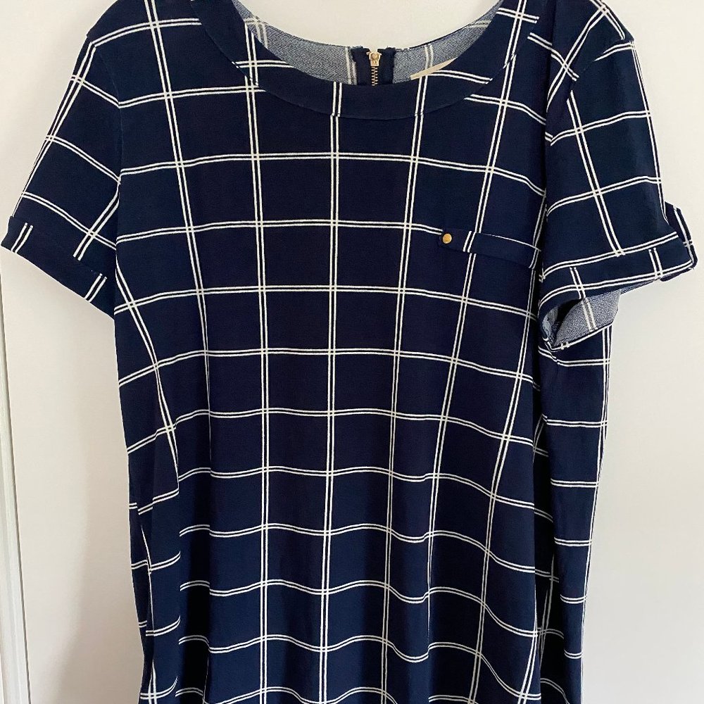 Women's Checkered Short Sleeve Top
